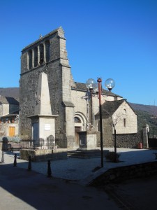 L'église d'Aujac