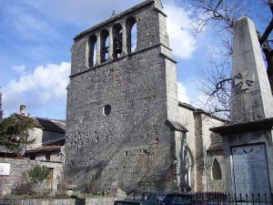 L'église d'Aujac