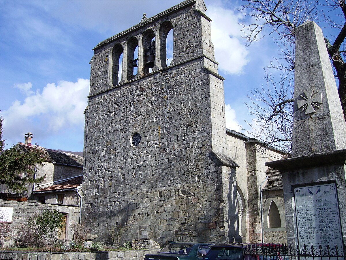 L'église d'Aujac